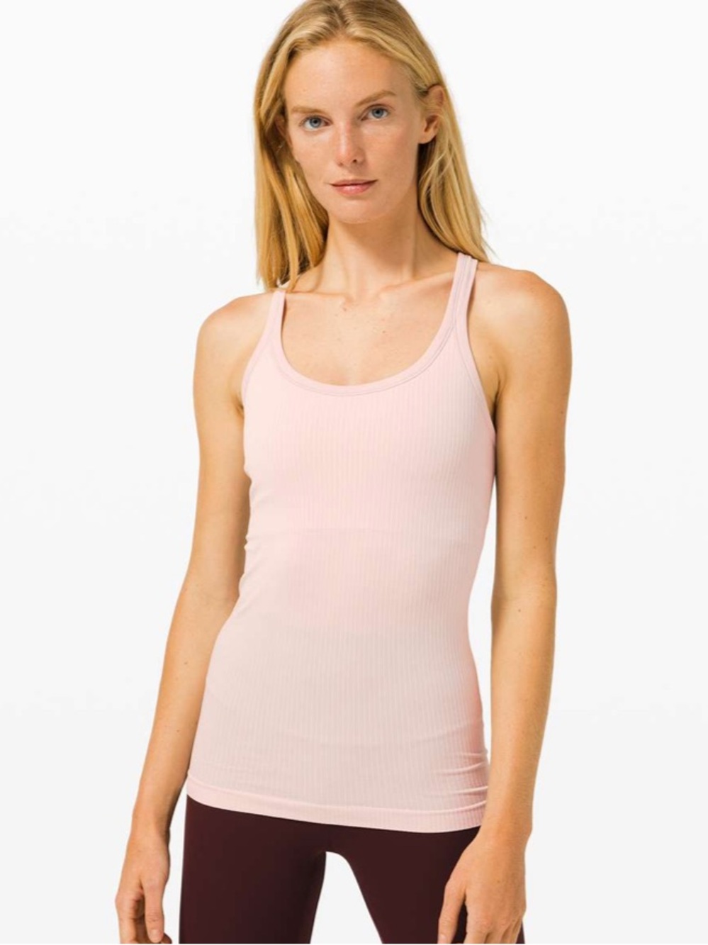 Lululemon Ebb To Street Tank Pink Women’s Size 10